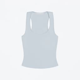 Tank Top with Wide Shoulder Straps, Racerback Tank Top, Sports and Everyday Wear Base Shirt, Trendy High-Elastic Solid Color Tight-Fitting Top, Casual Versatile Tank Top, Slim-Fit Flattering Base Shirt