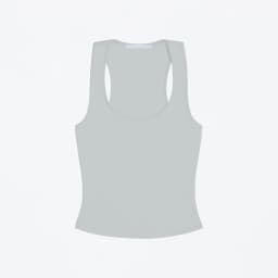 Tank Top with Wide Shoulder Straps, Racerback Tank Top, Sports and Everyday Wear Base Shirt, Trendy High-Elastic Solid Color Tight-Fitting Top, Casual Versatile Tank Top, Slim-Fit Flattering Base Shirt
