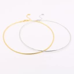 Vintage Simple 925 Sterling Silver Necklace Geometric Choker Shiny And Delicate Collarbone Chain For Women's Golden Jewellery