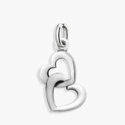 Adjustable 925 Sterling Silver Vintage Pendants Love Heart Tower Charms Beads Fit Original Bracelet Bangles Necklace DIY Jewelry