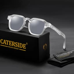 CATERSIDE Fashion Trend Square Men Sunglasses Women Core Insert Temple Luxury Brand Sun Glasses Travel Beach Party Festiva Gifts