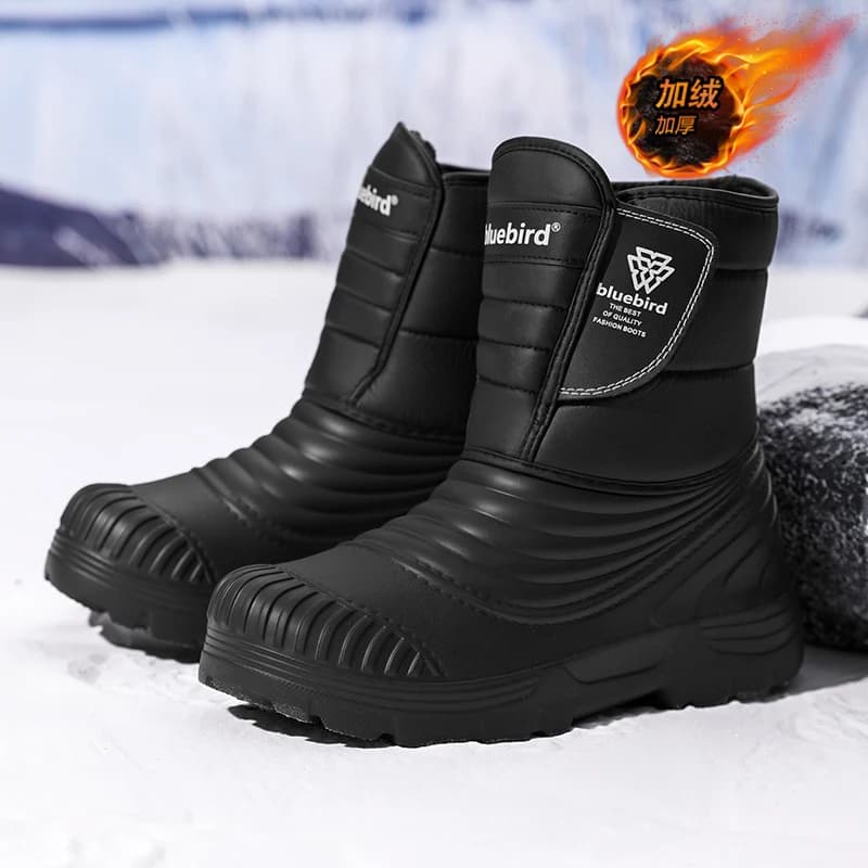 Waterproof Snow Boots Large Size 50/51 for Men And Women Lightweight Plush Lined Warm Shoes Botines Hombre Bottine
