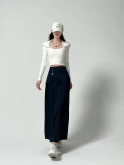 Grey Suiting Midi Skirts for Women High-Waisted A-Line Flare Skirt Perfect Hip-Camouflage Office Skirt for Autumn