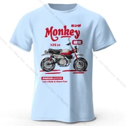 Vintage Motorcycle Sketch T-Shirt 100% Cotton Hand Drawn Bike Graphic Tee for Men and Women Retro Biker Style