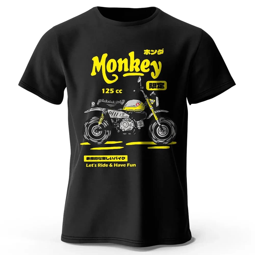 Vintage Motorcycle Sketch T-Shirt 100% Cotton Hand Drawn Bike Graphic Tee for Men and Women Retro Biker Style