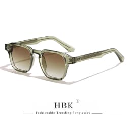 HBK Vintage Fashion Sunglasses Men Brand Gradient Design Sun Glasses Outdoor Sports Party Travel Ideal Choice for Gifts