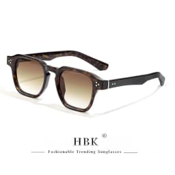 HBK Vintage Fashion Sunglasses Men Brand Gradient Design Sun Glasses Outdoor Sports Party Travel Ideal Choice for Gifts