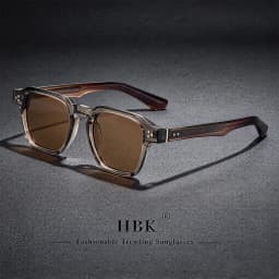 HBK Vintage Fashion Sunglasses Men Brand Gradient Design Sun Glasses Outdoor Sports Party Travel Ideal Choice for Gifts