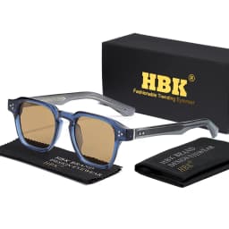 HBK Vintage Fashion Sunglasses Men Brand Gradient Design Sun Glasses Outdoor Sports Party Travel Ideal Choice for Gifts