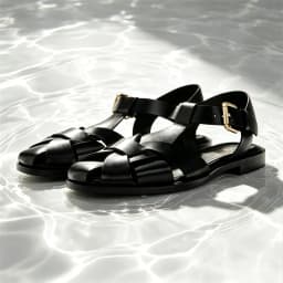 Luxury Metal Buckle Design Brand Flat Sandals Women Fashion Hollow Ankle Strap Gladiator Sandals Sexy Cozy Vacation Beach Shoes