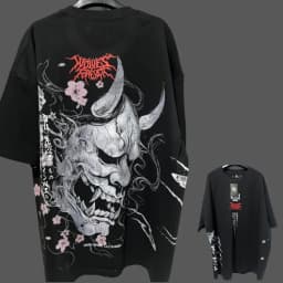 JAPAN BUSHIDO Anime Printed Men T-shirt City Fitness Training Sportswear Loose Casual Crewneck Men's T Shirts Couples Cotton Tee