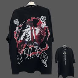 JAPAN BUSHIDO Anime Printed Men T-shirt City Fitness Training Sportswear Loose Casual Crewneck Men's T Shirts Couples Cotton Tee