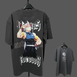 JAPAN BUSHIDO Anime Printed Men T-shirt City Fitness Training Sportswear Loose Casual Crewneck Men's T Shirts Couples Cotton Tee