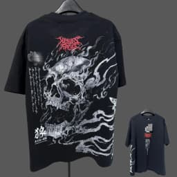 JAPAN BUSHIDO Anime Printed Men T-shirt City Fitness Training Sportswear Loose Casual Crewneck Men's T Shirts Couples Cotton Tee