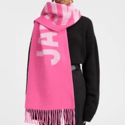 Luxury Brand 100% Wool Warm Scarf For Women Design Winter Men Shawl Wrap Pashmina 2025 Letter Female Bufanda Echarpe Foulard