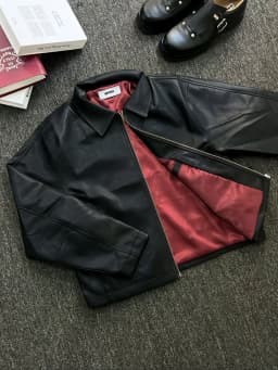2026 New Men's Spring and Autumn PU Leather Jacket Short Cleanfit Loose Casual Motorcycle Top Warm Artificial Leather Coat