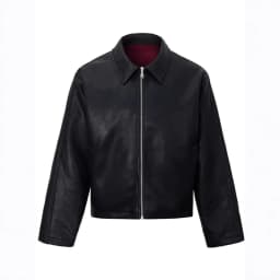 2026 New Men's Spring and Autumn PU Leather Jacket Short Cleanfit Loose Casual Motorcycle Top Warm Artificial Leather Coat