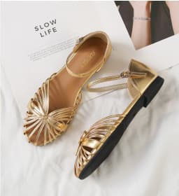 ZAROY Summer Women Flat Sandals Single Strap Hollow Out Gladiator Roman Shoes Pretty Bowtie Sandalias Casual Street Footwear