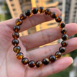 10mm 12mm Big Piebald Amber Bracelet Wholesale New Round Defect Stone Diy Trendy Women Baltic Genuine Ambre Natural Jewelry Gift