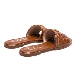 C-H Woman Flat Shoes Summer New Solid Color Embossed Sandals Simple Fashion Slippers For Girl Students Shoes