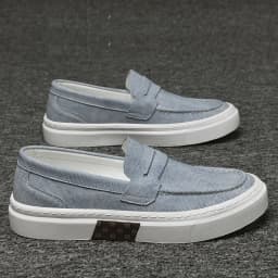 Designer Brand Men's Loafers Green Casual Shoes Men's Lightweight Soft Soled Walking Flat Shoes Brown Luxury Sneakers for Men