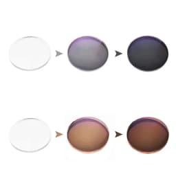 BCLEAR1.61 Aspheric Prescription Photochromic Lenses Sunglass Lens Single Vision Outdoor Chameleon Gray Brown Myopia Astigmatism
