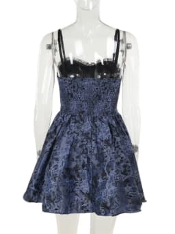AltGoth Dark Gothic Lolita Dress Women Harajuku Streetwear Aesthetic Fairy Grunge Lace Patchwork Bandage Corset Dress Partywear