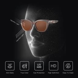 ZENOTTIC 2026 Butterfly Polarized Sunglasses Women's Thick Frame Shade UV400 Protective Acetate Sun Glasses Fashion Shopping