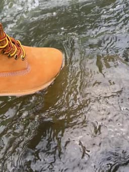 Men Fashion Outdoor Shoes Genuine Leather Yellow Boots 2025 Male Casual Waterproof Boots