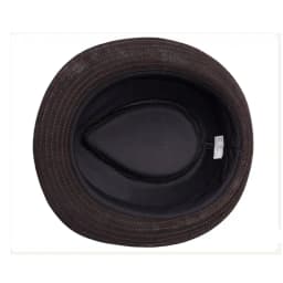 New 2024 Man High Quality Genuine Leather Formal Hat Jazz Gentleman Goat Skin Suede Short Brim Black/Brown Top Hat Malee