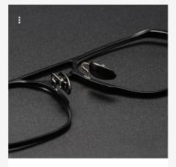 VICKY Large Frame Aluminum Frame Titanium Business Anti-Blue Light Reading Glasses Men Ladies Customizable Prescription ZY-20239