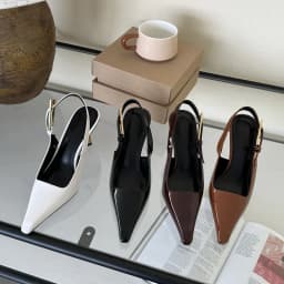 Eilyken Design Thin High Heels Pointed Toe Women Pumps Street Style Banquet Buckle Strap Party Slingbacks Female Shoes