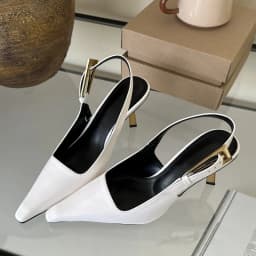 Eilyken Design Thin High Heels Pointed Toe Women Pumps Street Style Banquet Buckle Strap Party Slingbacks Female Shoes