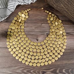 New 1pcs 7 Layer Multi-color Necklace Women Wooden Chips African Choker Necklace For Women Party Wedding Dress Jewelry Gifts