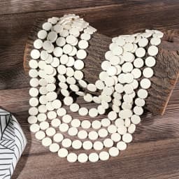 New 1pcs 7 Layer Multi-color Necklace Women Wooden Chips African Choker Necklace For Women Party Wedding Dress Jewelry Gifts