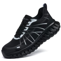 Pink Women's Work Safety Shoes Anti-Smash Anti Puncture Work Sneakers Steel Toe Shoes Lightweight Comfort Protection Shoes New