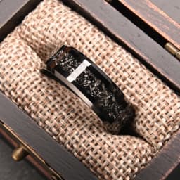 tungsten carbide ring for man anillos bague homme pareja de compromiso fashion jewelry wedding bands Meteorite engagement rings