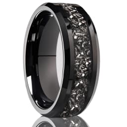 tungsten carbide ring for man anillos bague homme pareja de compromiso fashion jewelry wedding bands Meteorite engagement rings