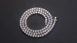 18K Gold Plated Moissanite Tennis Women 3/4/5Mm Classic S925 Sterling Silver Certified Bracelet For Men GRA