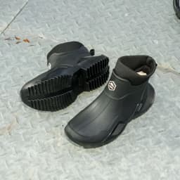 Winter Warm Men's Waterproof Shoes, Women's Short Rain Boots, Fleece-Lined Couple's Rain Shoes
