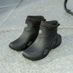 Winter Warm Men's Waterproof Shoes, Women's Short Rain Boots, Fleece-Lined Couple's Rain Shoes