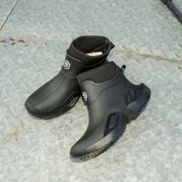 Winter Warm Men's Waterproof Shoes, Women's Short Rain Boots, Fleece-Lined Couple's Rain Shoes