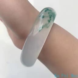 Natural Green Jadeite Bangle Jade Bracelet Charm Luxury Jewellery Fashion Accessories Hand-Carved Amulet Gifts for Women Her Men