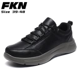 2025 New Men's Leather Casual Shoes Four Seasons Fashion Lightweight Business Shoes Men's Soft Sole Plus Size Men's Shoes 39-48