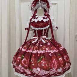 Original design Lolita dress cute jsk suspender dress women's summer long dresses for women