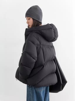 CHIC VEN Fashion Women Down Coats Solid Short Loose Casual Hooded Female Down Jacket 90 White Duck Down Autumn Winter 2025