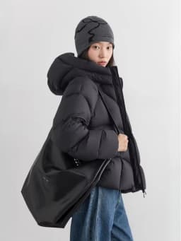 CHIC VEN Fashion Women Down Coats Solid Short Loose Casual Hooded Female Down Jacket 90 White Duck Down Autumn Winter 2025