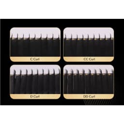 10 Trays/Lot Cashmere Eyelash Extension 5-25mm Matte Black Individual Volume Lashes 0.03 0.05 0.07 0.10 Faux Mink Lash Extension