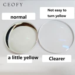 1.61 Index Blue Layer Anti-Blue Ray Prescription Lense Aspherical Computer Phone Protection Anti-reflective Optical Myopia Lens
