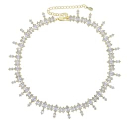 2025 New Iced Out Bling 5A CZ Tennis Choker Necklace For Women Fashion Sparking Oval Shape Cubic Zirconia Multi Layers Jewelry